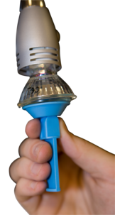 Monteringsverktøy for halogen reflektorpærer