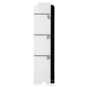 Notattavle dataskjerm akryl 8x2x32 cm