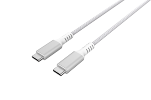 USB-C-kaapeli 1,5 m USB-C–USB-C kangaspäällysteinen, Clas Ohlson