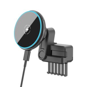 Magneettinen puhelinteline autoon, langaton Qi2, Tesla