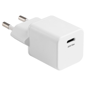 USB-C- til Lightning-lader med kabel og holder, PD, 1 m, 3 A, 20 W