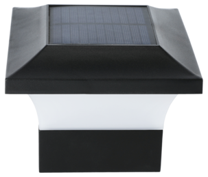 Solcellslampa stolphatt stolplock Northlight, 9,5 x 9,5 cm