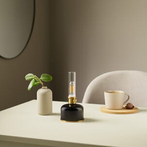 Oppladbar oljelampe, innendørs 22 cm