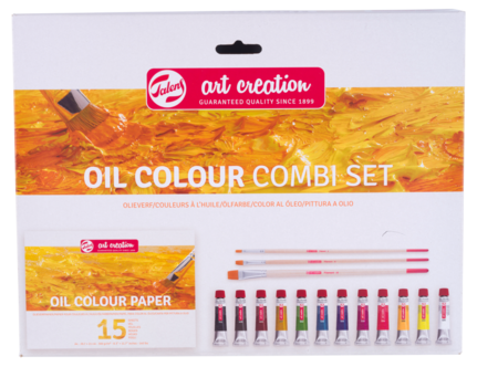 Talens Art Creation Oil Colour Combi Set med oljefärg
