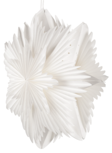 Adventsstjerne i papir 35 cm, Northlight