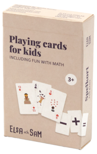 Elsa ja Sam -korttipeli lapsille, matematiikkakortit, yli 3-vuotiaille
