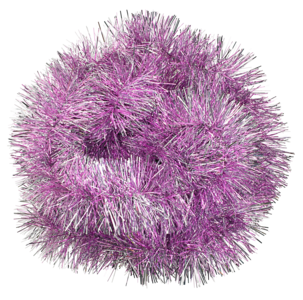 Glittergirlander i forskjellige farger, selges usortert