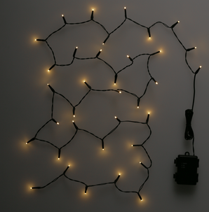 Ljusslinga med batteri, 2,5 m