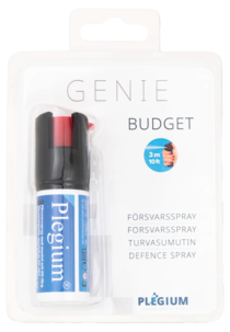 Plegium Budget försvarsspray med färg och mentol