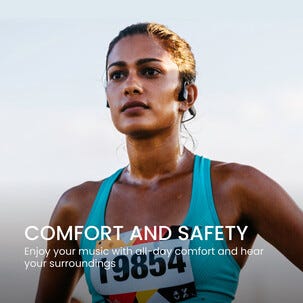 Shokz OpenRun Mini USB-C, open-ear, bone conduction hörlurar