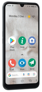 Doro 8110 mobiltelefon med trygghetsknapp