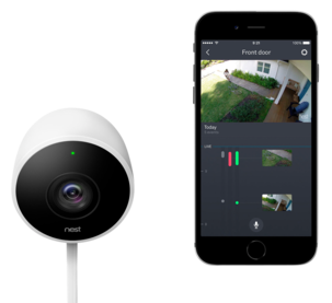 Google Nest Cam Outdoor overvåkningskamera