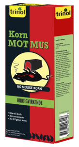 Trinol åtestasjon med Korn mot mus, 3pk