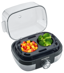 Severin Deluxe eggkoker med elektronisk styring, 6 egg