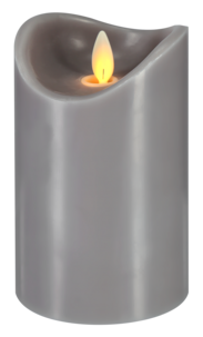 LED-kubbelys med flamme, 13 cm