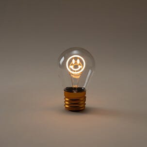 Oppladbar bordlampe med lysende motiv, Northlight, 11 cm