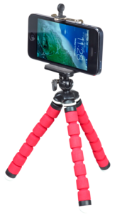 Stativ med hållare för smartphone