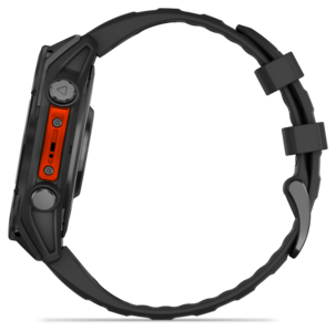 Garmin Fenix 8 träningsklocka med GPS grå-svart