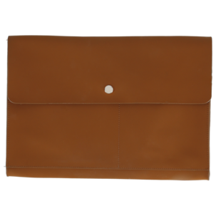 Laptopfodral konstläder 14 tum, brun