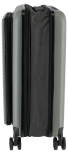 Kabinkoffert 4 hjul, ekspanderbar, hard, 55 × 39,5 × 15,5 cm