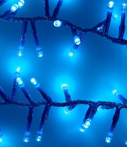 Ljusslinga med 250 LED 2,5 m, för inom- och utomhusbruk