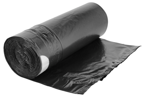 Soppåsar med knytband 25 l, 15-pack