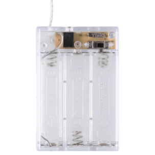 Batteridriven ljusslinga röda bär LED Northlight 2 m