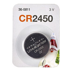 Litiumbatteri CR2450 3 V