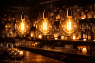 Deltaco Smart Home WiFi dimbar LED-filament E27 5,5 W