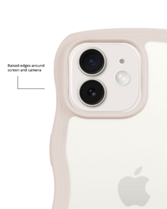 Holdit Wavy Case iPhone 12, 12 Pro mobilskal