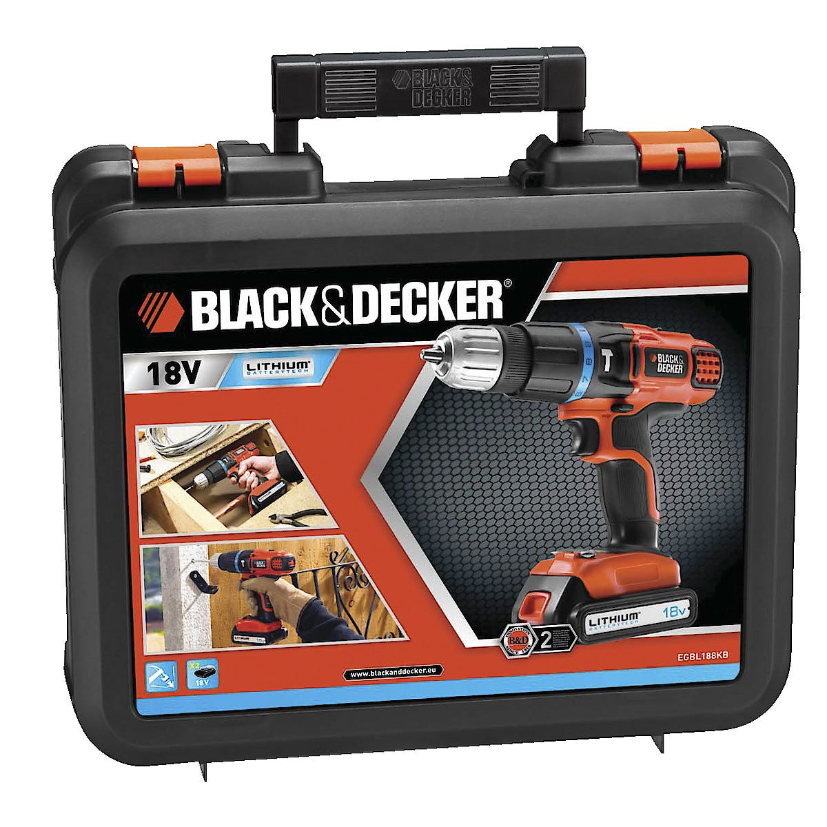 Black Decker EGBL188KB slagdrill Clas Ohlson