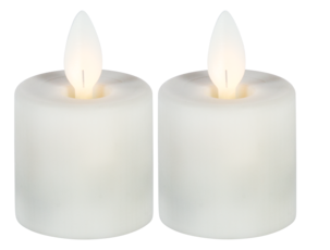 Blockljus mini LED 2-pack