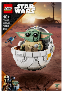 LEGO Star Wars Grogu ja leijuvaunut 75403, yli 10-vuotiaille