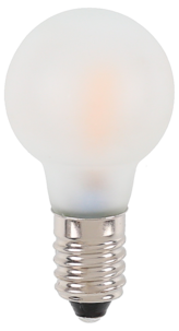 E10 LED-pærer til adventsstake, 10-55 V, runde, 4-pakning