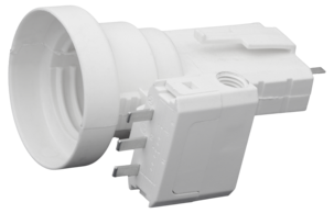 Lamphållare E27 med DCL-lamppropp