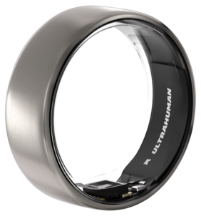 Ultrahuman Ring Air smartring, Raw Titanium