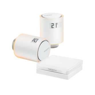 Netatmo smart termostat för element startset, 2-pack
