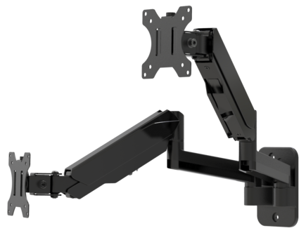 Multibrackets M basic monitorarm vegg, VESA, Dual