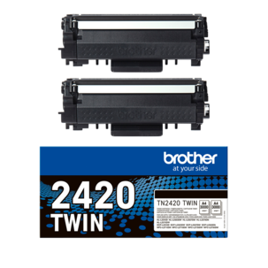 Brother TN-2420 tonerkassett, svart 