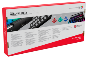 HyperX Alloy Elite 2 gaming tangentbord, nordisk layout