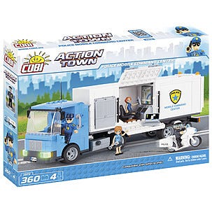 Byggklossar polislastbil, Cobi