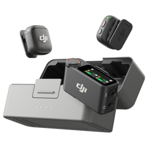 DJI Mic 3 trådlöst mikrofonsystem (2 TX + 1 RX + Charging Case)