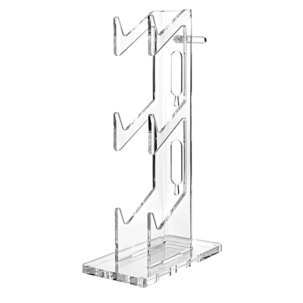 Exibel stativ for kontrollere og hodesett 4-i-1, transparent