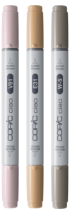 Copic Ciao Layer & Mix, pennor Pet Palette, 3-pack