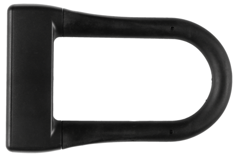 Kompakt bygellås cykel med nyckel 13 mm x 21 cm svart