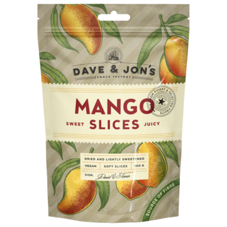 Dave and Jons torkad frukt, 100 g