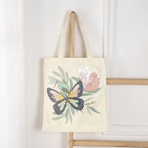 Diamond Painting Bag Butterfly DIY tygpåse