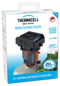 Thermacell Backpacker, myggbeskyttelse og knottjager