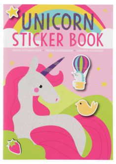 Pysselbok med klistermärken, Unicorn Sticker Book