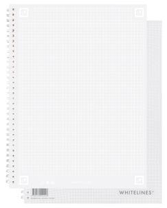 Whitelines collegeblokk A4 ruter